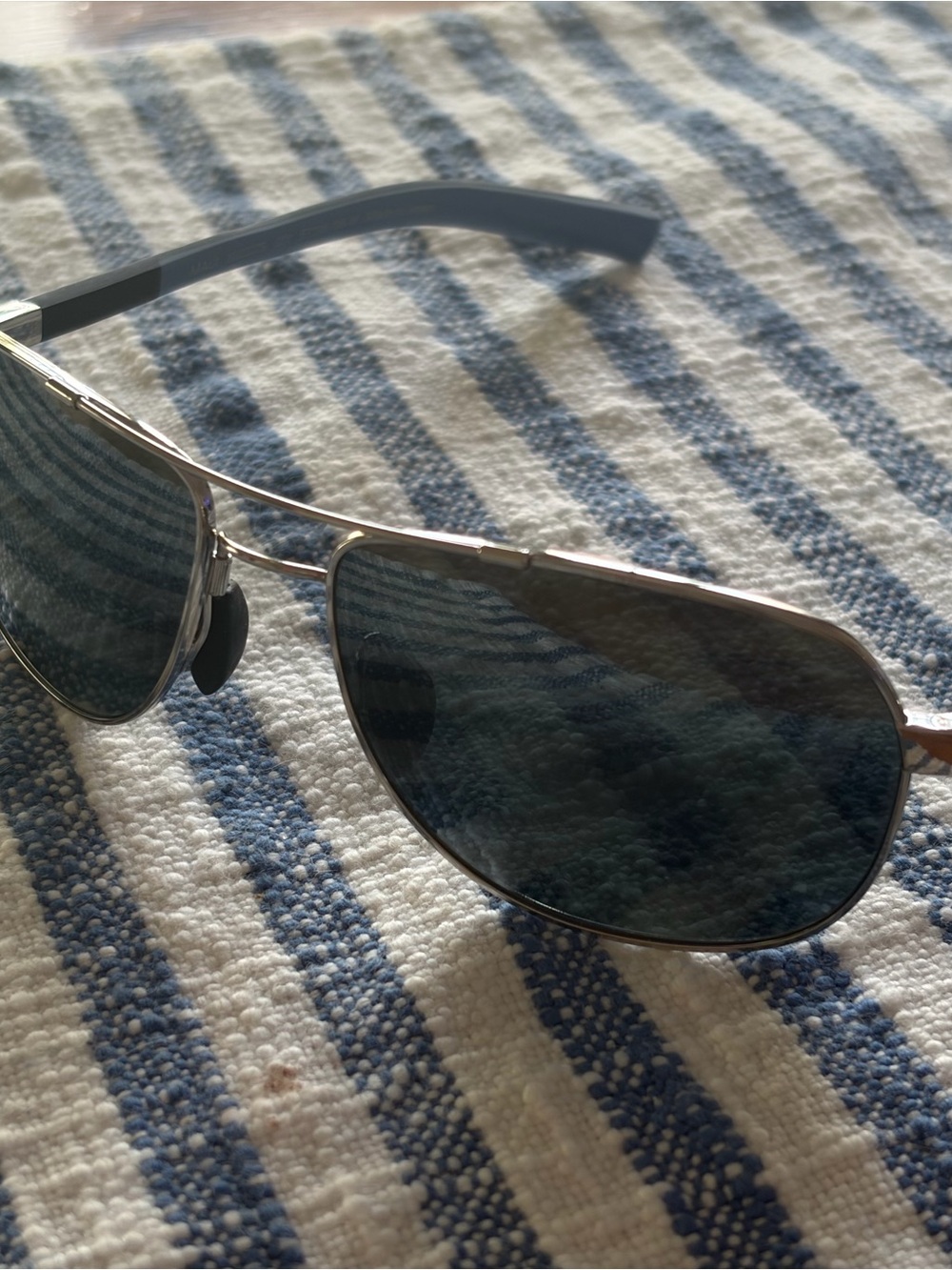 Unisex Maui Jim Guardrails Aviator Sunglasses